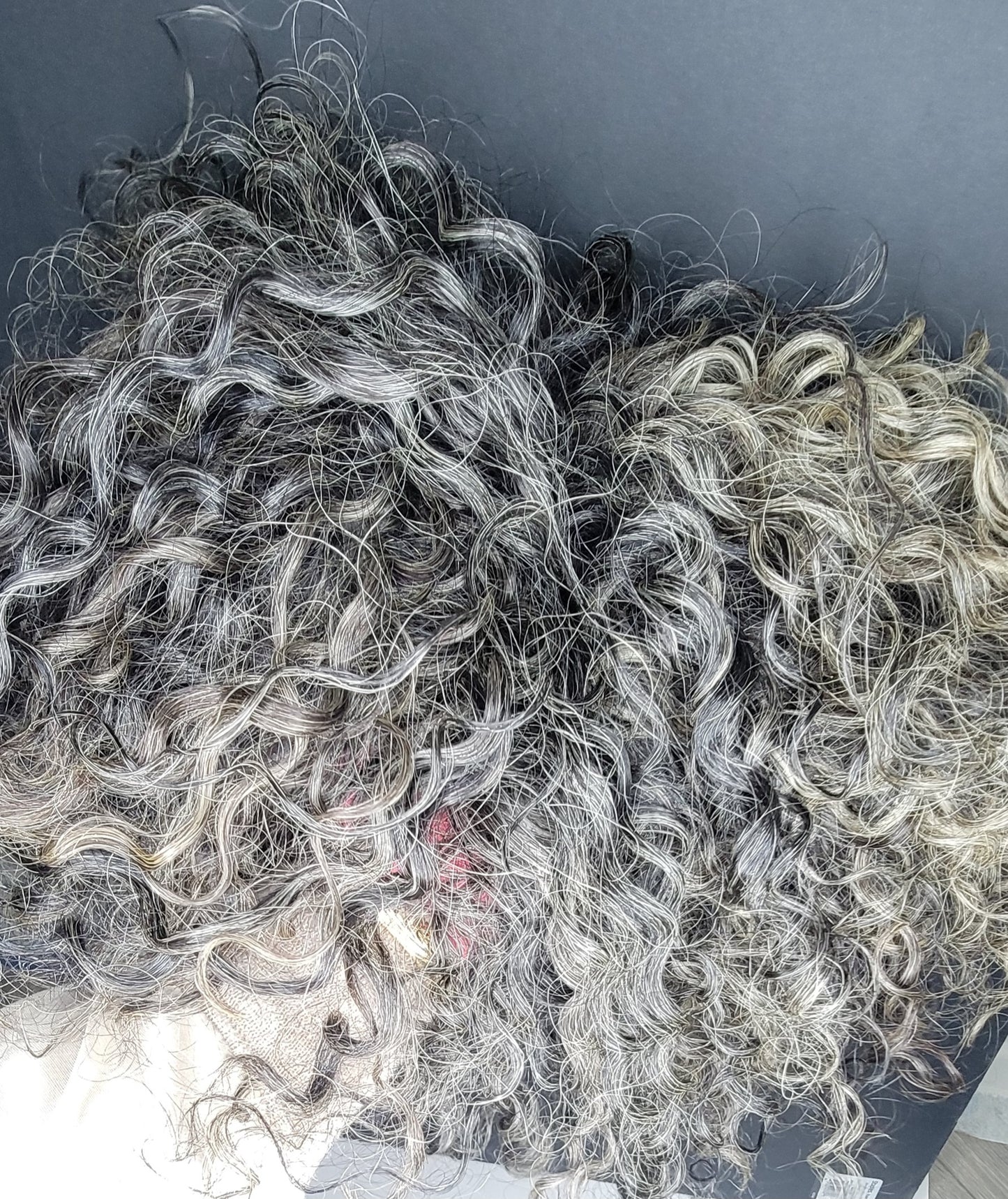 3C Loose Curly Hair Textures (Gray Hair for BLONDES)