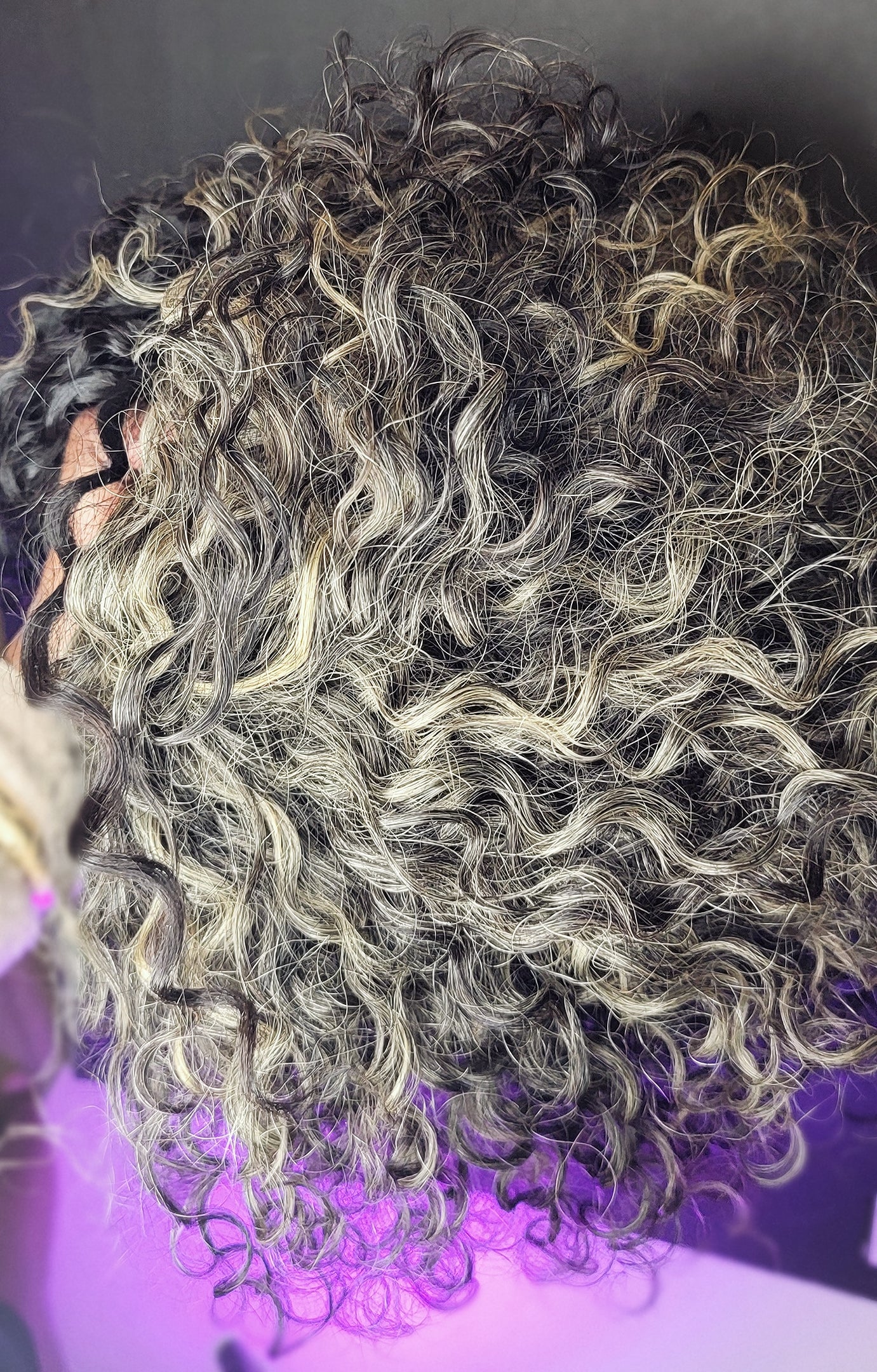 3C Loose Curly Hair Textures (Gray Hair for BLONDES)