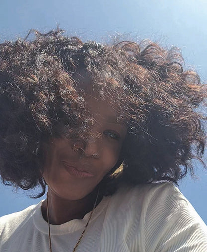 Curls with a thick wavy Texture