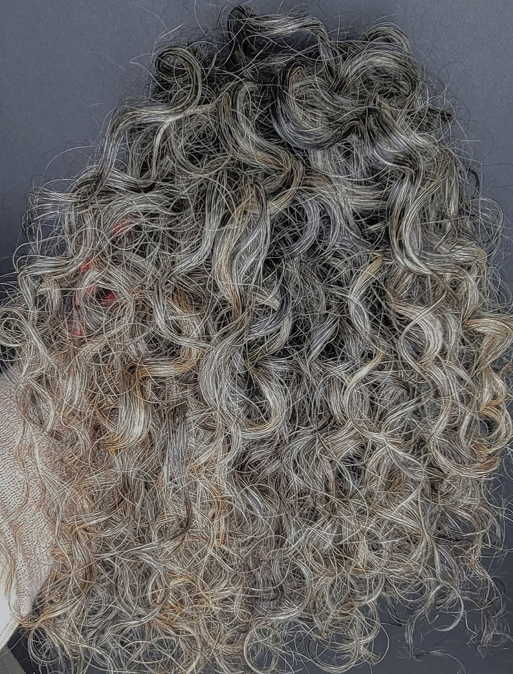 Soft Curly Gray Hair Textures (Gray Hair for BLONDES)